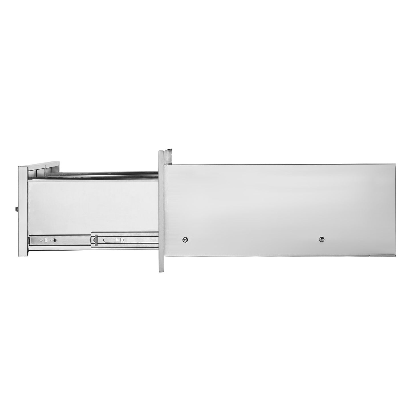 Kurbeln 75*25 cm Grillbox Doppelte horizontale Schubladen Langlebig mit Lagerschrank