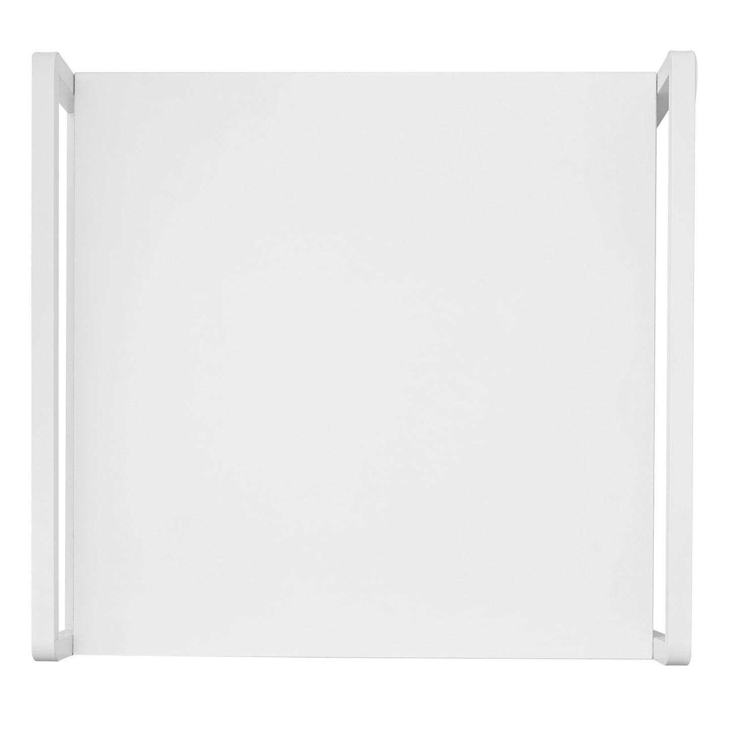 Mini-Kühlschrankständer mit Stauraum, 80 kg, Weiß, Mini-Kühlschranktisch, 2 Schubladen