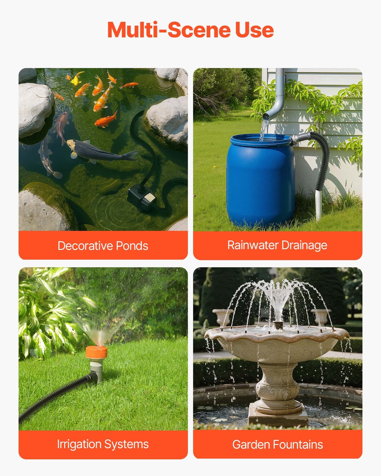 21 ft Corrugated Pond Tubing, 1 inch Inner Diameter, Flexible PVC Hose, Black Drain Pipe, Plastic Corrugated Water Tubing for Pond, Pump, Fountain, Garden, Swimming Pools, Filters, (1 pcs)