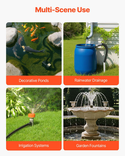 21 ft Corrugated Pond Tubing, 1 inch Inner Diameter, Flexible PVC Hose, Black Drain Pipe, Plastic Corrugated Water Tubing for Pond, Pump, Fountain, Garden, Swimming Pools, Filters, (1 pcs)