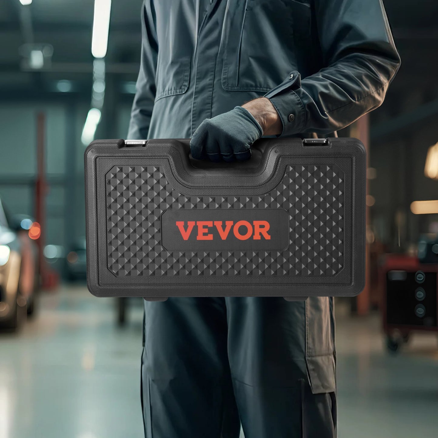 Pull and Press Sleeve Kit, 26 PCS, Steel Bush Removal Insertion Sleeve Tools with Carrying Case, Compatible with LCV and HGV Engines, for Removing and Installing Bushings, Bearings, and Seals