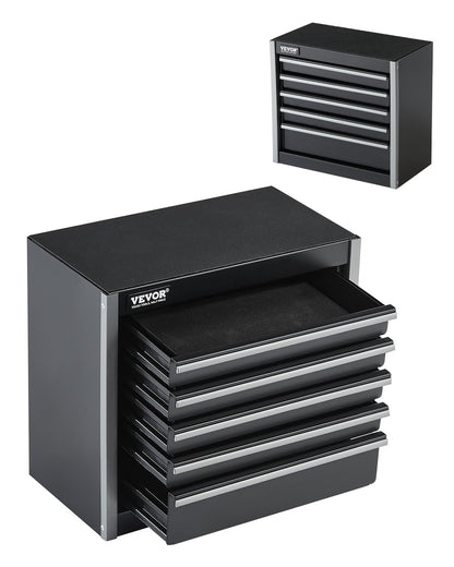 Tool Box 8.6 Inch Portable Metal Tool Box with 5 Drawers Tool Organizer