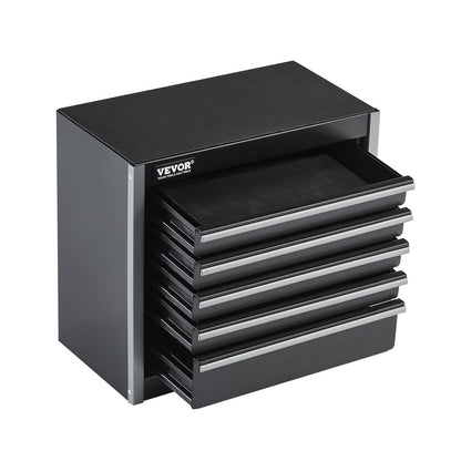 Tool Box 8.6 Inch Portable Metal Tool Box with 5 Drawers Tool Organizer