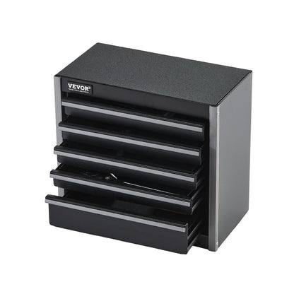 Tool Box 8.6 Inch Portable Metal Tool Box with 5 Drawers Tool Organizer