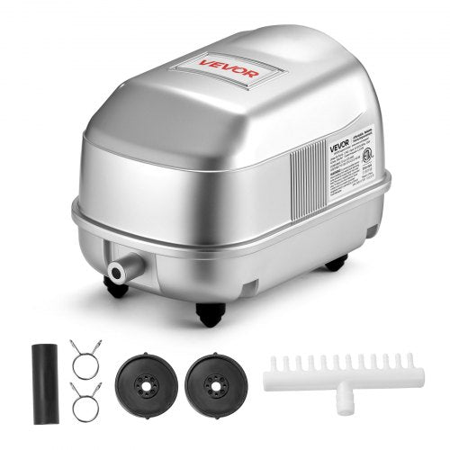 Linear Air Pump, 792.52 GPH Air Flow, Septic Aerator Pump, Aeration System for 8 ft Deep Ponds, Fit for Septic Tanks, Aquariums, Waste Treatment, Seafood Restaurants, Fish Farms, Hydroponics