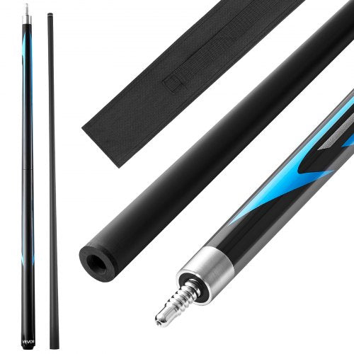 Pool Cue, 1 Piece Jump Break Cue, 58 inch & 19.5 oz Break Cues Pool Stick, Breaks Stick with Carbon Fiber Shaft & Maple Cues Butt, Heavy Hitter Breaks Jump Billiard Cue for Adult, Home, Office
