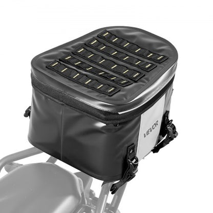 Motorcykel Baksätesväska, 28 L Motorcykel Baksätesväska med Vattentätt Tyg, Utomhussport Motorcykel Bagageförvaring Bagageväska med Fickor och Justerbart Spänne, Universal Passform Bakre Räcken, Svart |  EU