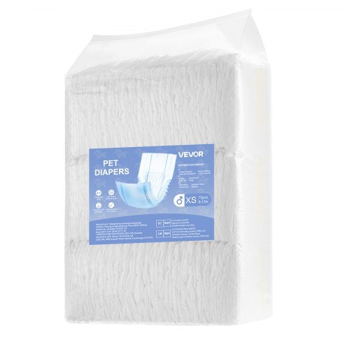 Disposable diapers for male dogs Super absorbent diapers for male dogs XS 144 pcs