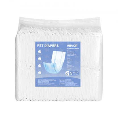 Disposable diapers for male dogs Super absorbent diapers for male dogs Size S 96