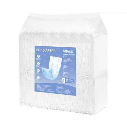 Disposable diapers for male dogs Super absorbent diapers for male dogs Size S 96