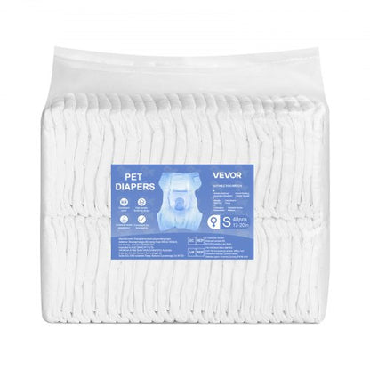 Disposable diapers for dogs Super absorbent diapers for female dogs Size S 96