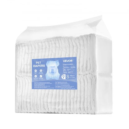 Disposable diapers for dogs Super absorbent diapers for female dogs Size S 96