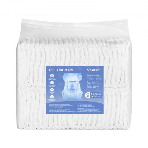 Disposable diapers for dogs Super absorbent diapers for female dogs M size 96 pcs