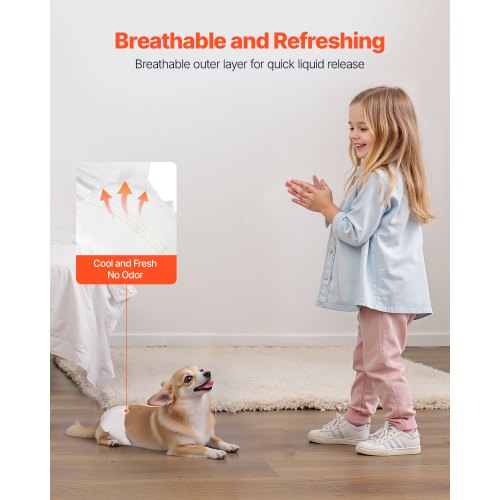 Einwegwindeln für Hunde Super saugfähige Windeln für Hündinnen XS Größe 96