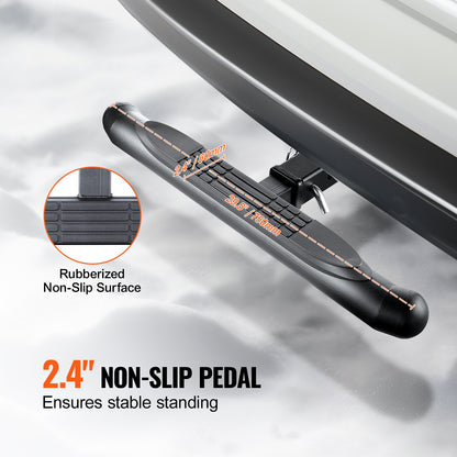 Anhängerkupplungsstufe für 2"-Empfänger, universeller Anhänger, Abschleppstoßstange hinten, Stahl