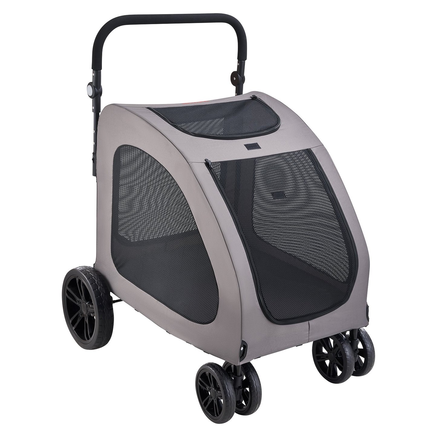 Pet Trolley 4-Wheel Dog Cart Carrier 160lbs Weight Capacity Portable