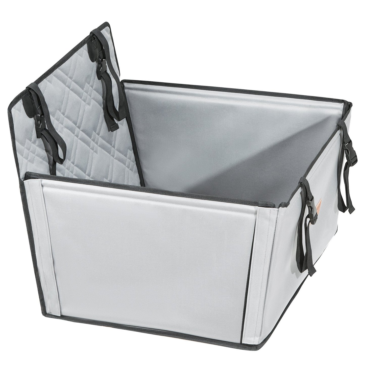 Dog Booster Car Seat Pet Car Seat for SML Dogs up to 40 lbs Gray