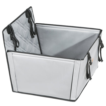 Dog Booster Car Seat Pet Car Seat for SML Dogs up to 40 lbs Gray