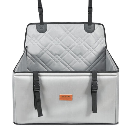 Dog Booster Car Seat Pet Car Seat for SML Dogs up to 40 lbs Gray