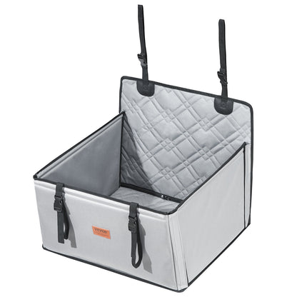 Dog Booster Car Seat Pet Car Seat for SML Dogs up to 40 lbs Gray