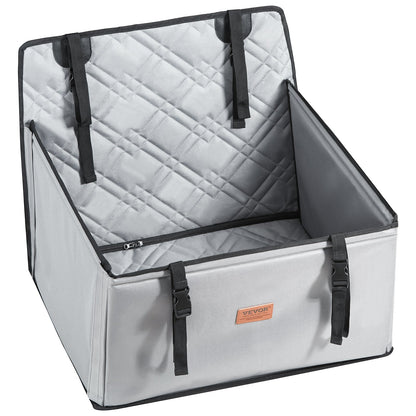 Dog Booster Car Seat Pet Car Seat for SML Dogs up to 40 lbs Gray