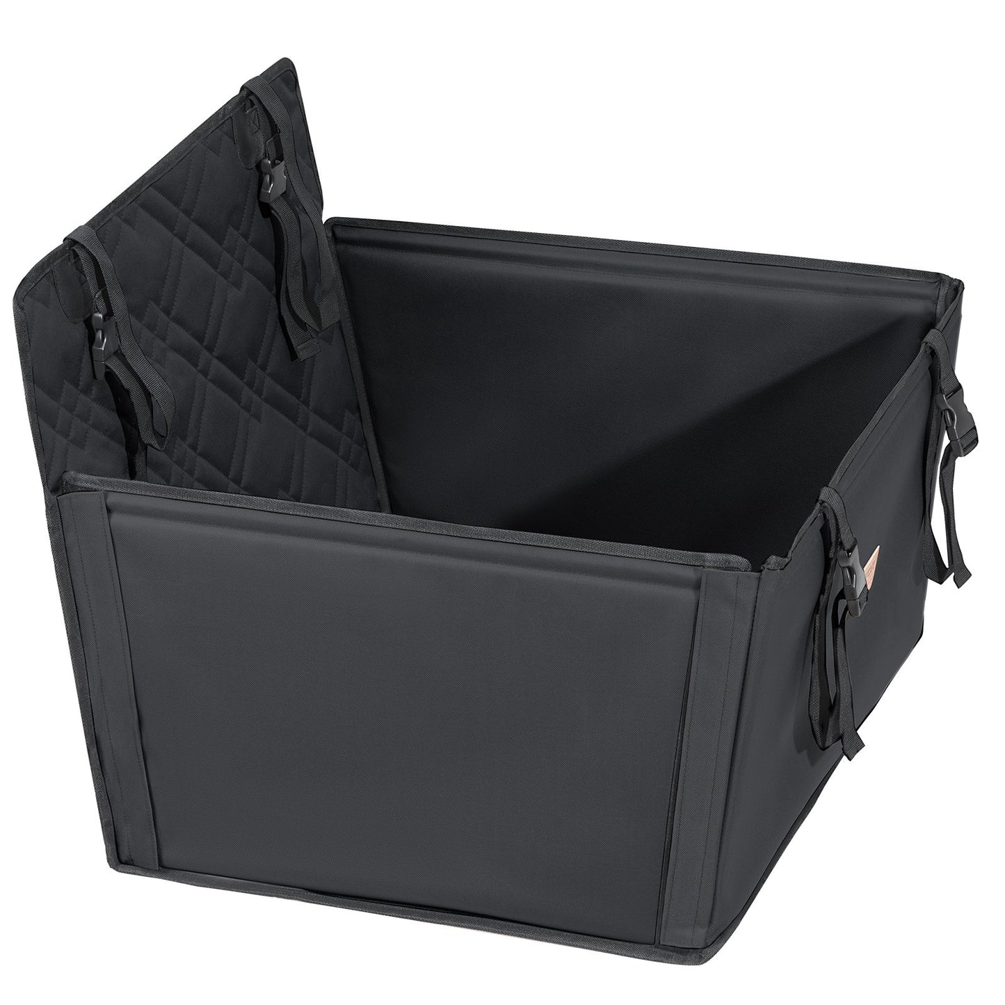 Hunde-Booster-Autositz, Haustier-Autositz für kleine und mittelgroße Hunde bis zu 18 kg, Schwarz