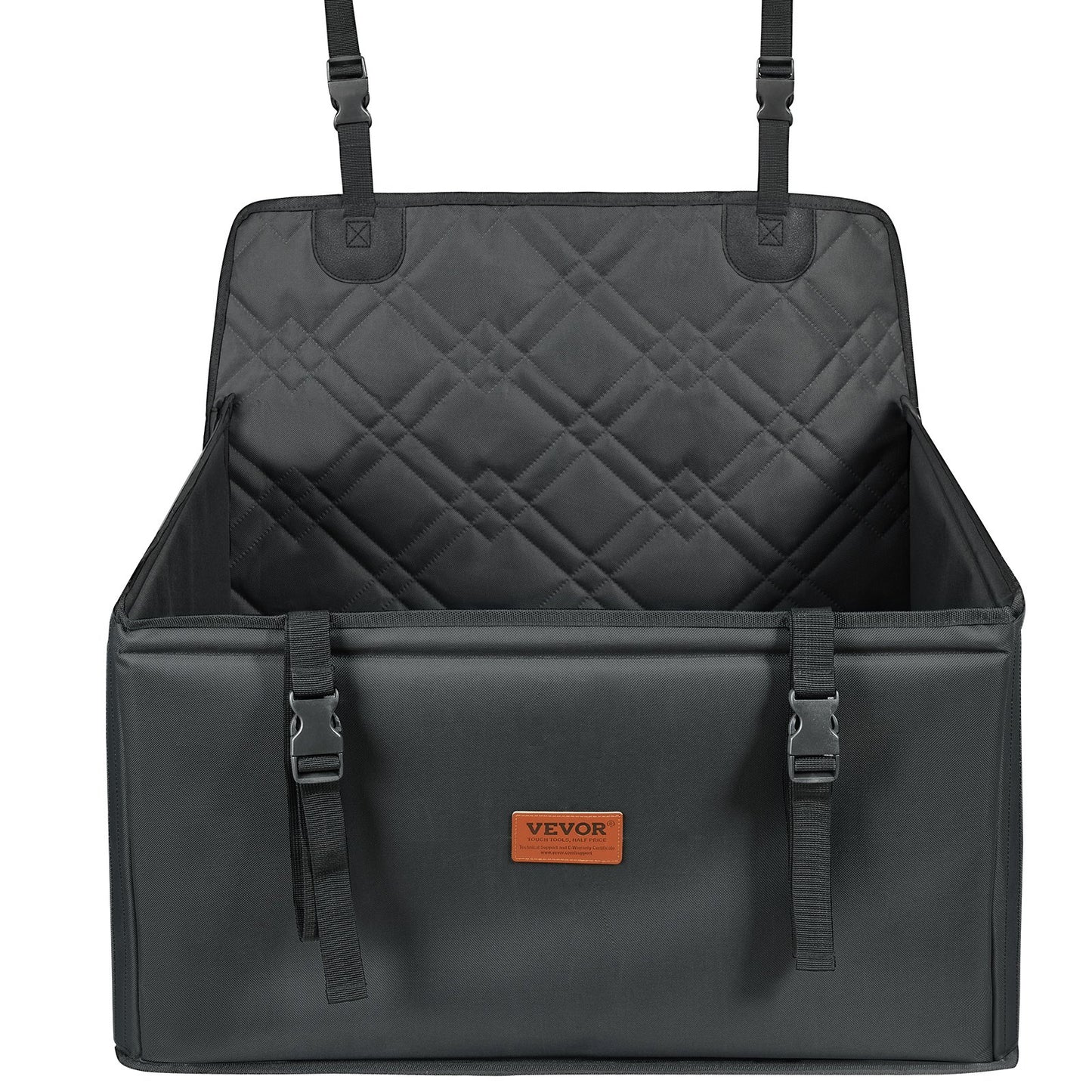 Hunde-Booster-Autositz, Haustier-Autositz für kleine und mittelgroße Hunde bis zu 18 kg, Schwarz