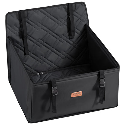 Hunde-Booster-Autositz, Haustier-Autositz für kleine und mittelgroße Hunde bis zu 18 kg, Schwarz