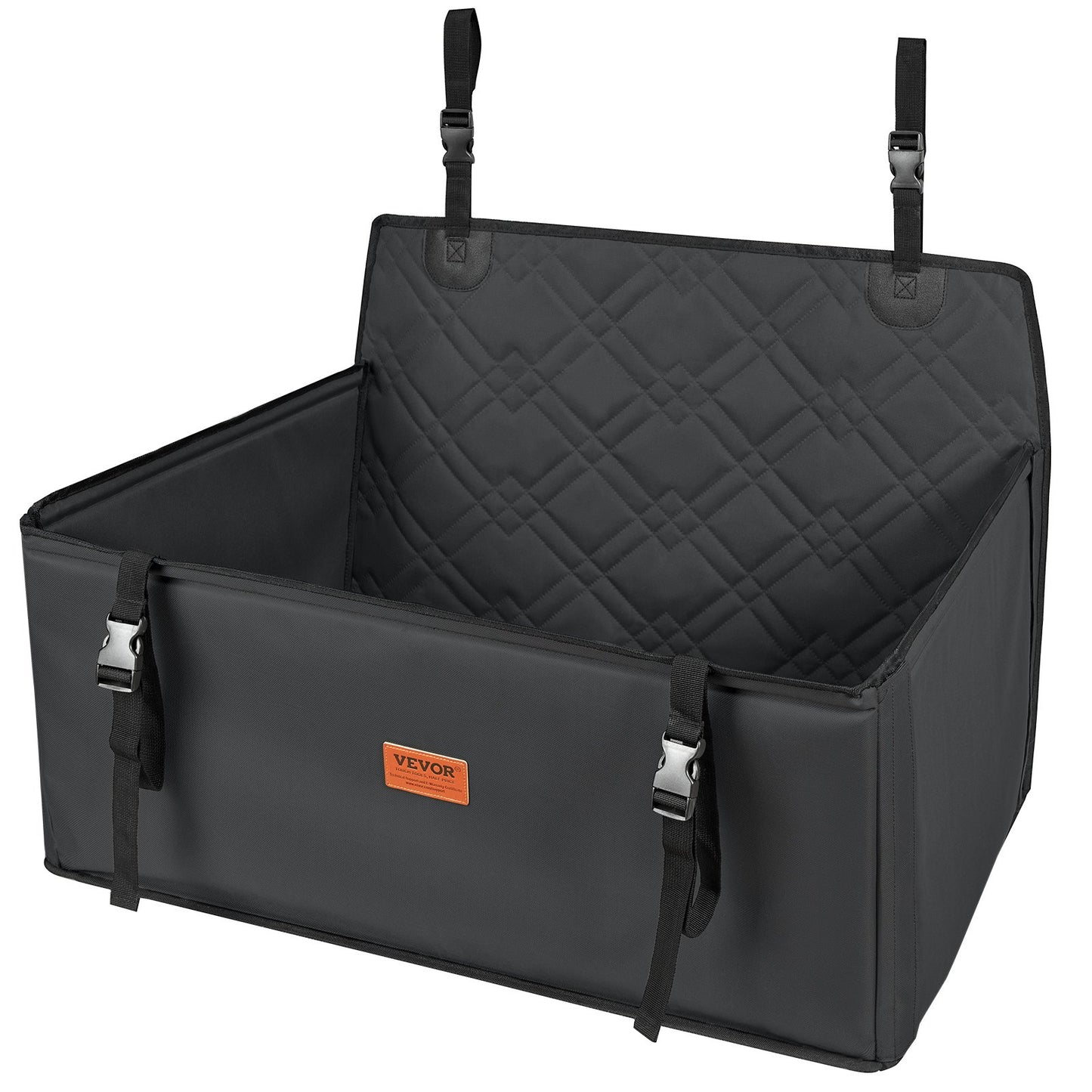 Dog Booster Car Seat Pet Car Seat for SML Dogs up to 48.5 lbs Black