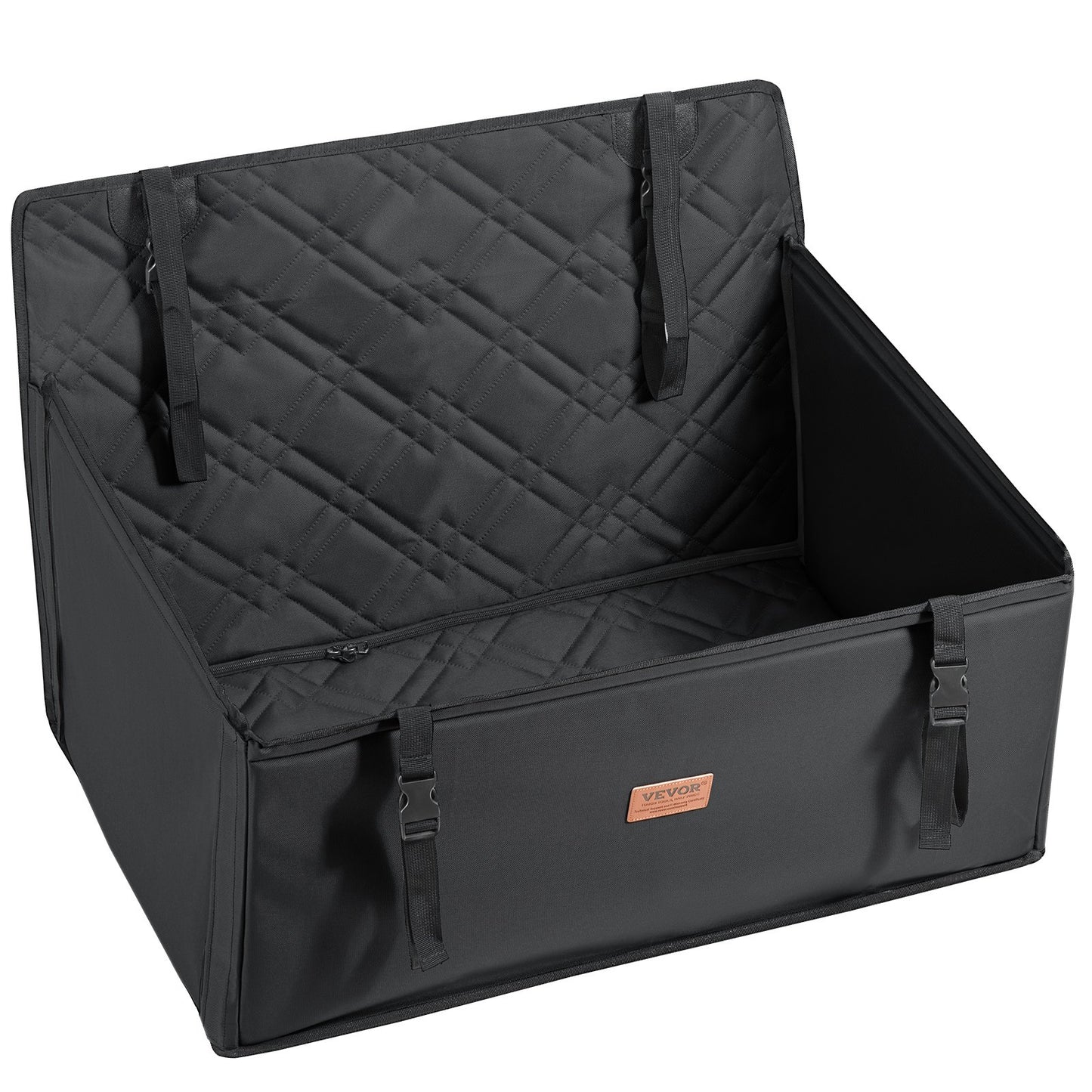 Dog Booster Car Seat Pet Car Seat for SML Dogs up to 48.5 lbs Black