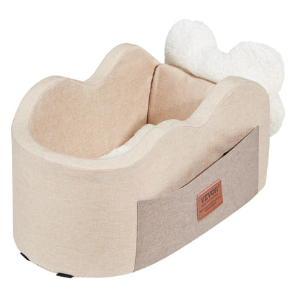 Center Console Dog Car Seat Dog Booster Car Seat for Small Dog 8 lbs