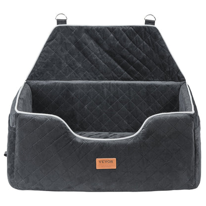 Dog Booster Car Seat Pet Car Seat for Medium Large Dog up to 55 lbs Black