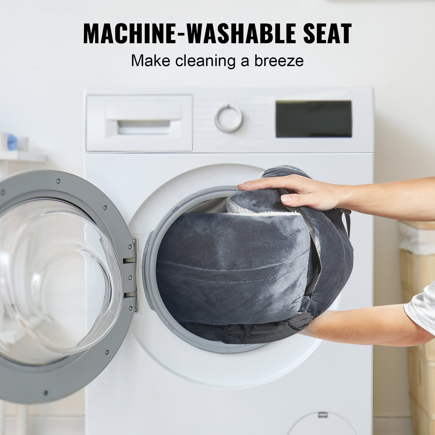 Dog Booster Car Seat Pet Car Seat for Small Dog Up to 20lbs Dark Gray