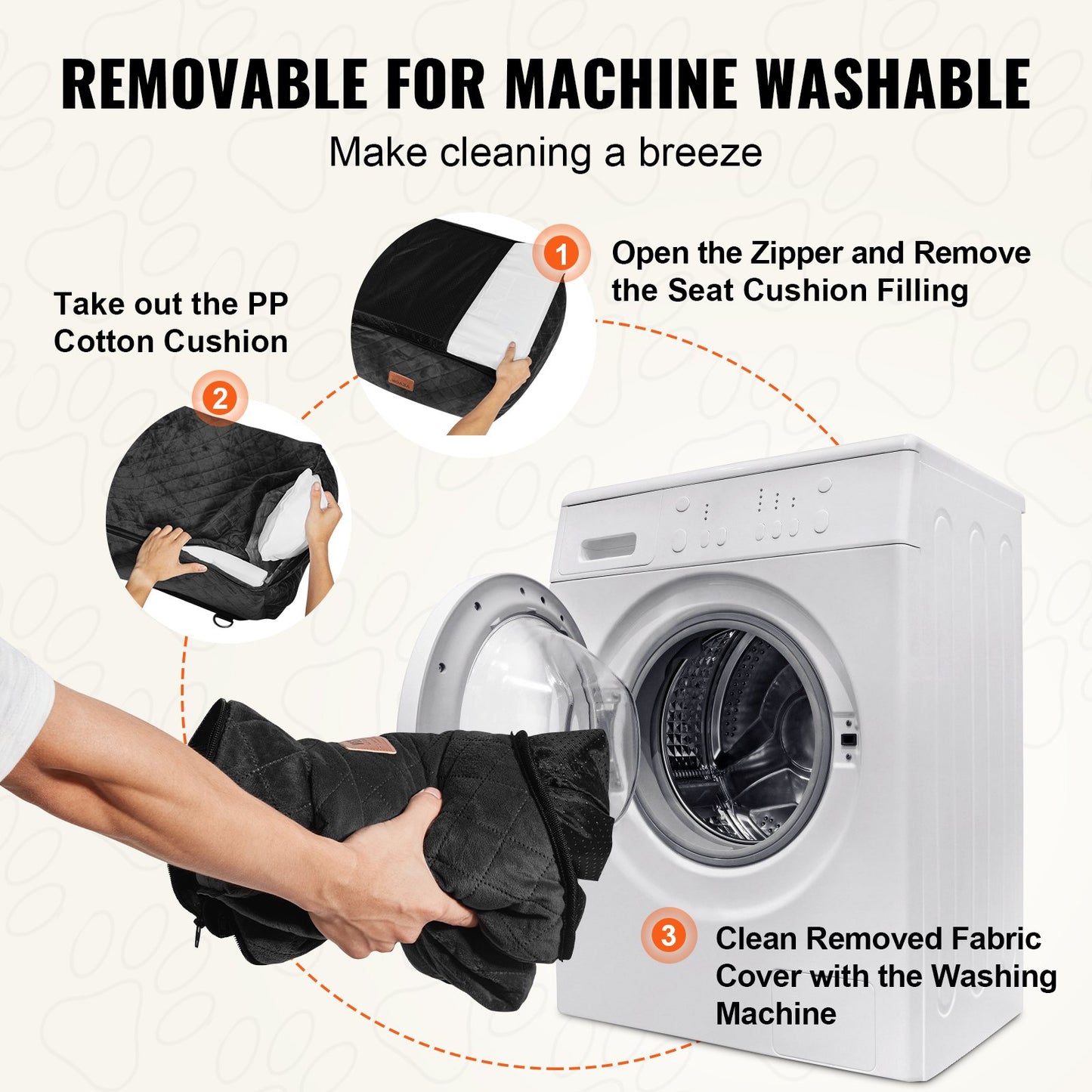 Dog Booster Car Seat Pet Car Seat för små medelstora hundar upp till 40 lbs Svart