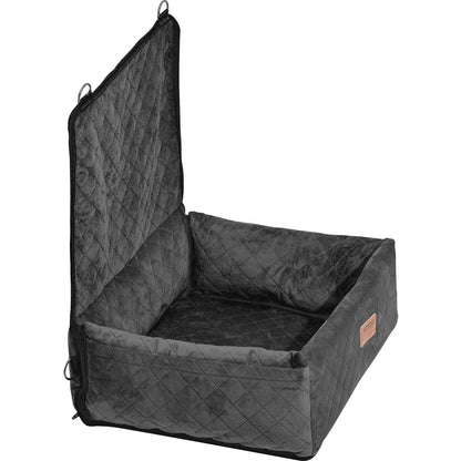 Dog Booster Car Seat Pet Car Seat för små medelstora hundar upp till 40 lbs Svart