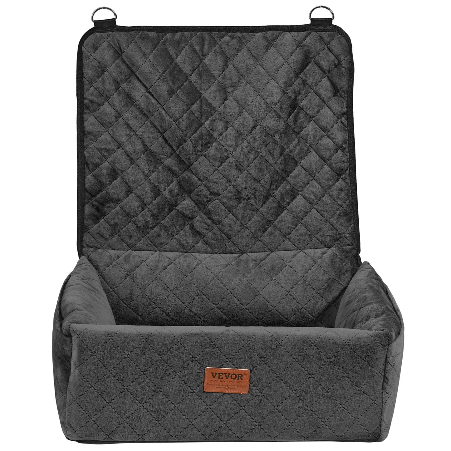 Dog Booster Car Seat Pet Car Seat för små medelstora hundar upp till 40 lbs Svart