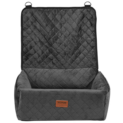 Dog Booster Car Seat Pet Car Seat för små medelstora hundar upp till 40 lbs Svart