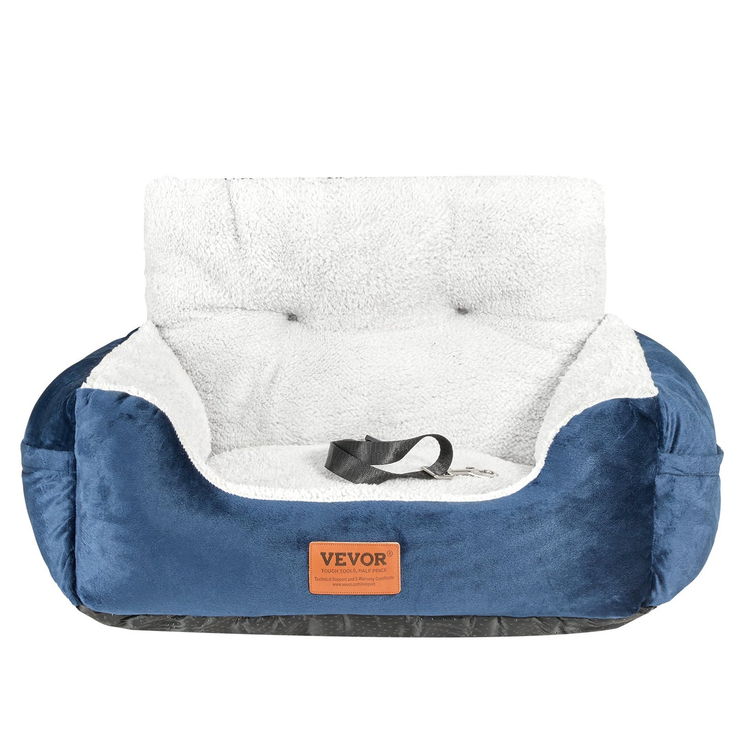 Dog Booster Car Seat Pet Car Seat for small dog up to 20lbs blue+gray