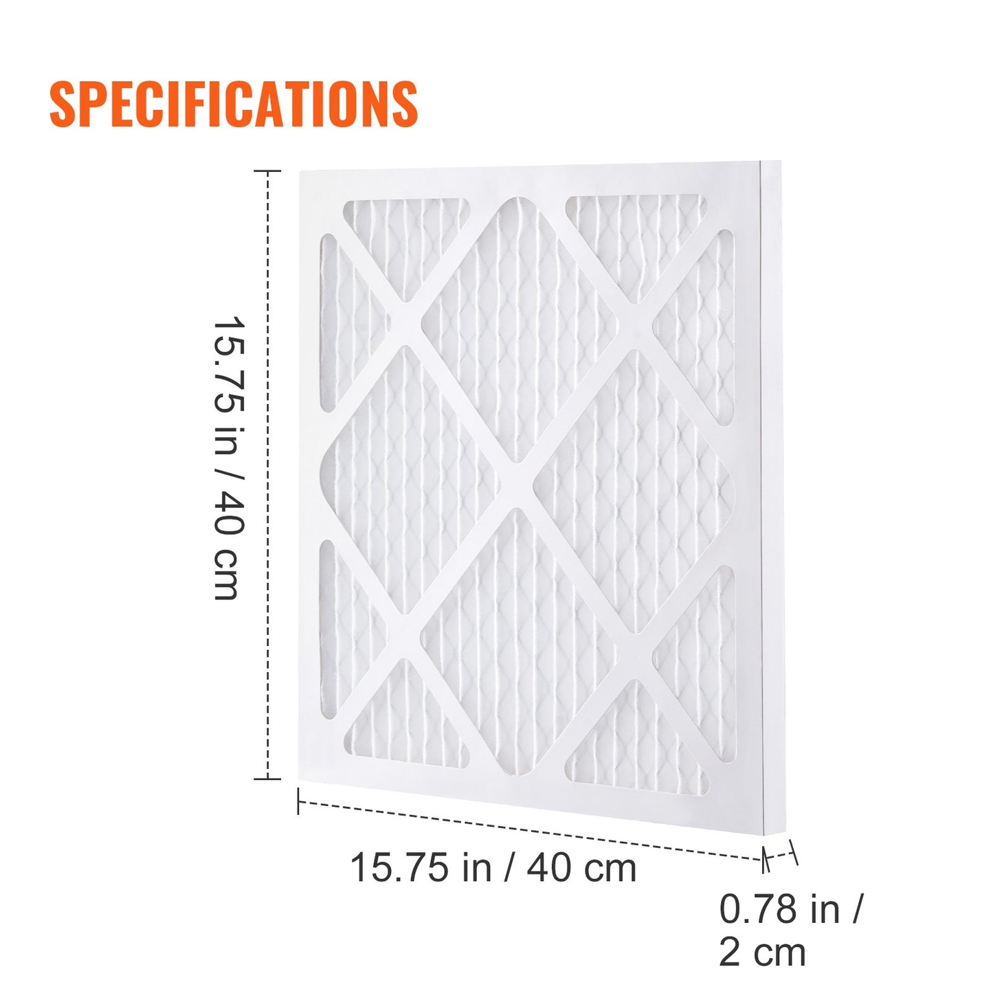Protective Pre Filters, 5 Pack, 15.75'' x 15.75'' Air Filter Replacement, High-efficient Stage 1 Filters Compatible w/ BlueDri & Scrubber, Air Purifiers, Water Damage Restoration Equipment