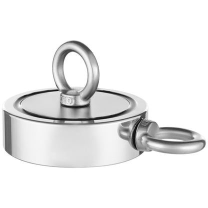 1700 LBS Strong Fishing Magnet Kit Double Sided Traction Rope Carabiner