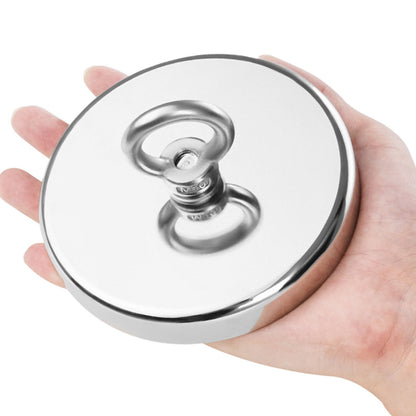 1300 LBS Strong Fishing Magnet Kit Enkelsidig dragkraftsrep karbinhake