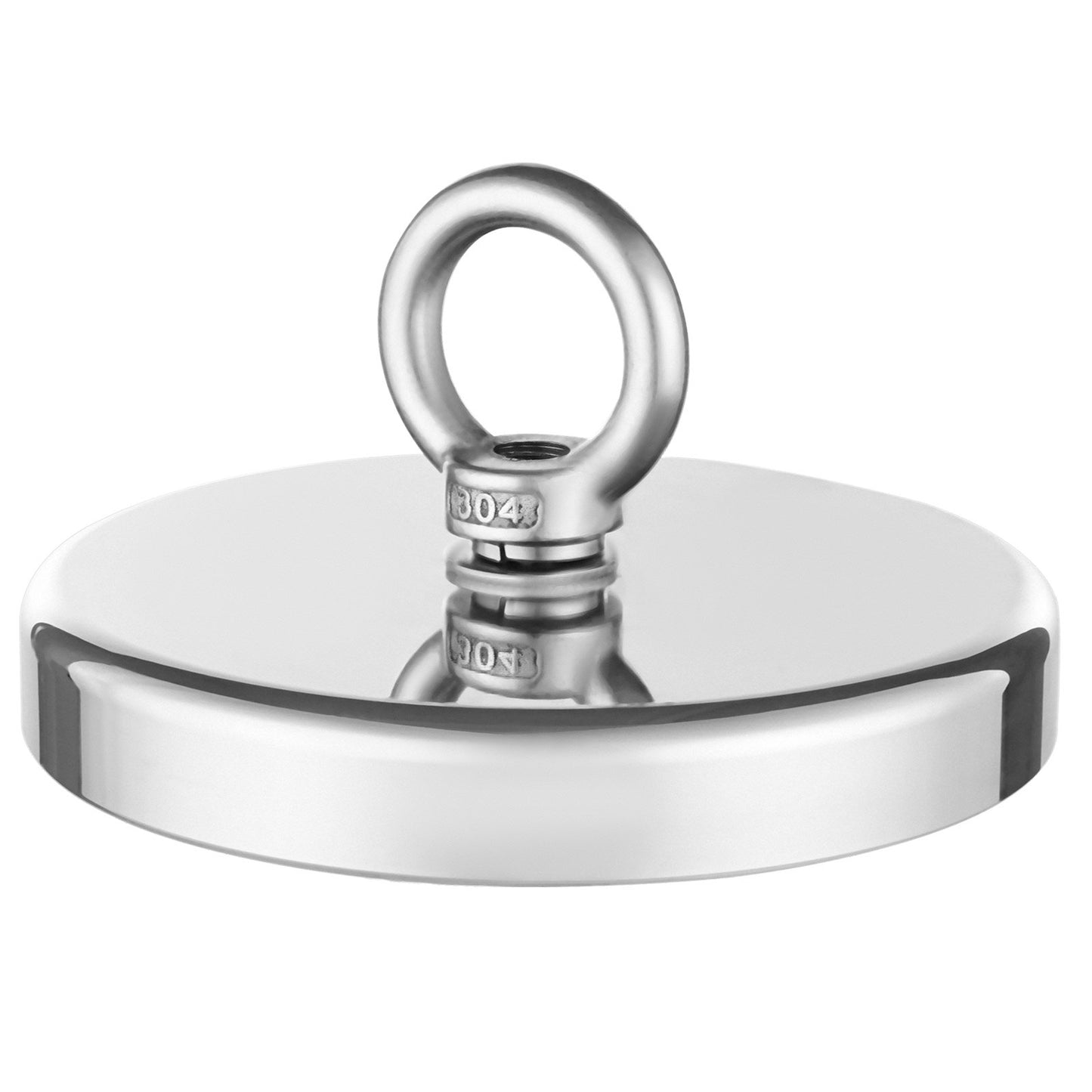 1300 LBS Strong Fishing Magnet Kit Enkelsidig dragkraftsrep karbinhake