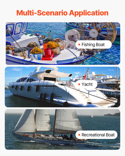 Livewell-pump för båt 12V 1600GPH Livewell-luftningspump Rak 2 inlopp