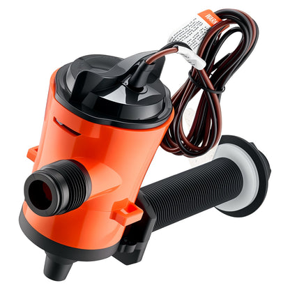 Livewell-Pumpe für Boot, 12 V, 800 GPH, 90 ° Livewell-Belüftungspumpe, Köderbrunnenpumpe