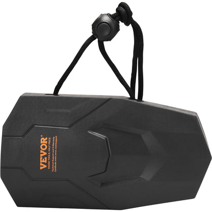 Boat Fenders, 8.6" x 16" Boat Bumpers for Docking, Marine EVA Boat Dock Fender Bumper with Ropes, Cord Locks and Storage Bag, No Inflation Required, for Class A/Class 1/Part Class 2, Black