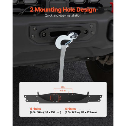 Towbar Winch Mount for Jeep Wrangler JL/JLU Model (2018-2023) | EU