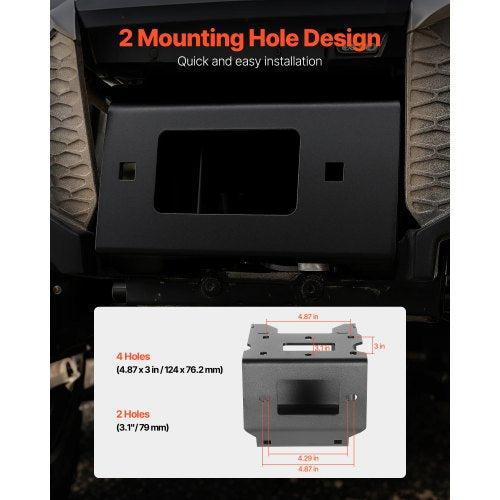 Towbar Winch Mount for Polaris Sportsman Models (2009 and Later) | EU