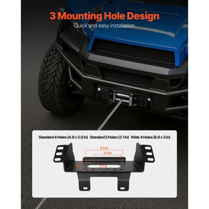 Towbar Winch Mount for Select Polaris Ranger Models (2010-2021) | EU