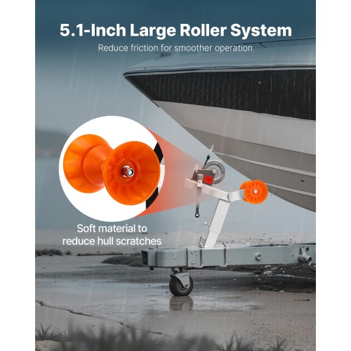 Bootsanhänger Windenständer mit Haspel 544 kg Winde Bootswindenhalterung