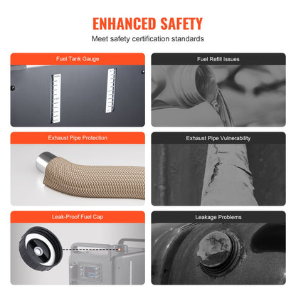 Diesel-Luftheizung Dieselheizung 12V/24V 8KW Bluetooth APP Steuerung Fahrzeug